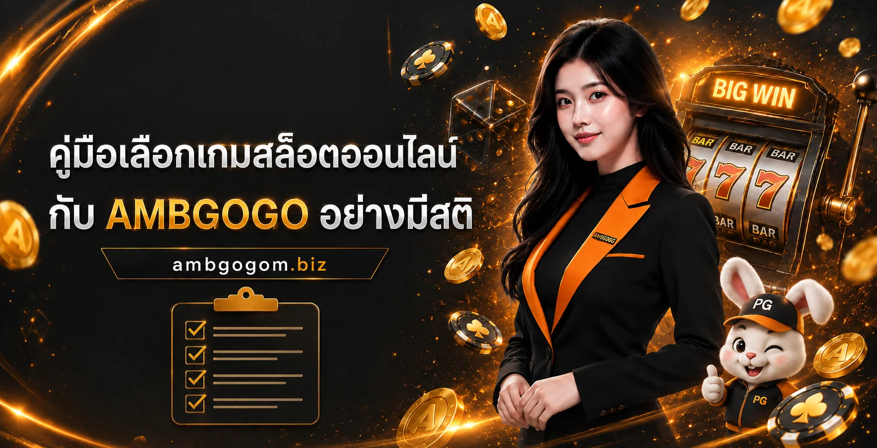 AMBGOGO คู่มือเลือกเกมสล็อตออนไลน์อย่างมีสติ